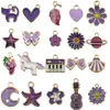 Conjunto misto de pequenos acessórios, pulseira DIY de liga com gotas de óleo, colar, brinco, pingente, chaveiro, acessório e pacote de material de decoração