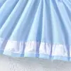 Venta especial de liquidación: Vestido de tirantes de algodón con mangas acampanadas, Blancanieves, Aurora, Cenicienta, Rapunzel Vestido de algodón