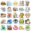 50 Adesivos Interessantes com Trocadilhos em Inglês, Palavras Criativas Personalizadas, Fones de Ouvido Impermeáveis Divertidos para Crianças, Adesivos para Desktop e Bagagem