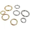 18Mm-48Mm Argolas de Mola Conservadoras de Cor Acessórios para Joias DIY Anéis Redondos Argolas para Chaveiros Argolas para Chaveiros Fechos de Mola