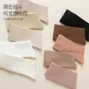 Calcetines Finos de Color Blanco Leche de Verano para Mujer, Absorbentes del Sudor, Transpirables, Resistentes al Olor, Calcetines Holgados de Media Pantorrilla sin Costuras de Moda al por Mayor
