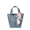 Bolsa de balde DIY bolsa artesanal bolsa de material caseiro textura macia trançada portátil bolsa feminina Nova bolsa retrô moda