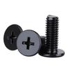 Tornillo de Acero Inoxidable 304 Negro Cabeza Plana Phillips CM Ultra Delgado Cabeza Plana Grande Phillips Tornillo Pequeño para Computadora M2M3-M8