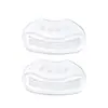 Plantillas de Silicona para Zapatos Almohadillas de Media Talla Pegatinas para Talones Almohadillas Gruesas Anti-Rozaduras para Talón del Pie Almohadillas Transparentes Invisibles para Zapatos