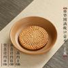 Suporte de Rattan para Panela de Cerâmica Mesa de Secagem para Preparo de Chá Bandeja de Chá Estilo Japonês Panela Panela de Areia Roxa Base de Armazenamento de Água Panela Conjunto Grande de Chá