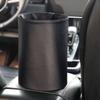 Caixote do lixo de couro de couro transfronteiriço Multifuncional Dobrável Bolsa Cadeira de Armazenamento Pendurado Bolsa
