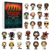 Navidad Transfronteriza Stranger Things Hombre de Jengibre Calendario de Adviento Caja Sorpresa Decoración de Árbol de Navidad Colgante Acrílico