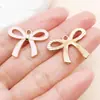 20 Estilos Mixtos de Colgantes de Lazo Rosa con Goteo de Aceite de Aleación de Zinc Accesorios de Joyería para Pulsera, Collar, Llavero DIY