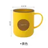 Vaso para enjuague bucal de doble capa de color contrastante para baño del hogar Estudiantes con asa Lindas tazas de pareja Resistente a caídas Lavable Taza portacepillos de dientes