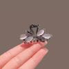 Horquilla de Pétalo de Mascota de Alta Calidad con Pedrería Elegante para la Parte Trasera de la Cabeza Pinza de Agarre de Lujo Ligero Pinza Refinada Mediana Accesorios para el Cabello Horquilla para Medio Peinado