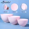 Tigela para Máscara de Silicone Lmltop Salão de Beleza Tigela de Silicone Colorida Ferramenta para Máscara DIY Atacado Grande, Média e Pequena