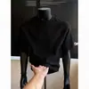 Camiseta Masculina de Verão Patchwork Desconstruído Americano Manga Curta Ombro Normal Solta Tendência Marca Rogue Bonito Modeladora Casual Seção Curta Meia Manga Gola Redonda
