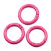 15 colores suministro directo de fábrica hebilla de resorte redonda de color metal para manualidades conector de cadena para perro joyería