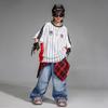 Roupas de hip-hop para meninos, estilo hip-hop, camiseta de rua, terno para meninas, performance de hip-hop, roupas da moda infantil