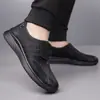 Nuevos Zapatos de Hombre 2026 Verano Nuevos Zapatos de Cuero con Suela Suave Estilo Coreano para Hombre Zapatos Casuales de Moda Versátiles Zapatos Británicos para Hombre