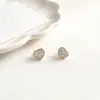 Pendientes de acero de titanio de alta calidad, de venta caliente, modernos, nuevos, que conservan el color, para mujer, estilo de moda europeo y americano versátil de lujo ligero