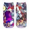 Calcetines periféricos de impresión 3D de dibujos animados de animación de Naruto transfronterizos para Amazon, calcetines de barco, personalidad creativa, tubo corto