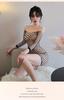 Lingerie Sexy Plus Size, Meias Arrasto Apaixonadas com Recortes, Fundo Aberto, Não Precisa Tirar, Estilo Abstinência, Sedução, Robe que Cobre o Quadril, Pijama para Mulheres L35