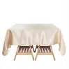 Fornecimento de Toalha de Mesa Redonda Simples Moderna de Cetim Decoração de Casamento Banquete Festa de Aniversário Toalha de Mesa Redonda Toalha de Mesa