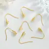Ganchos para pendientes hechos a mano DIY, accesorios para pendientes, componentes de ganchos para pendientes con cuentas, ganchos de resorte para orejas, accesorios semiacabados al por mayor
