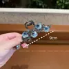 Pinza para el Cabello de Mujer Nuevo Estilo Antiguo Borla Flor de Metal Pinza Grande para la Parte Trasera de la Cabeza del Cabello Elegante Pinza de Tiburón Tocado