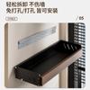 Estante de almacenamiento de cocina de nogal Estante de almacenamiento de tarros de condimentos de múltiples capas Estante de condimentos de pared multifuncional Estante de condimentos de pared