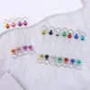 Llavero Creativo de Cuentas Hecho a Mano con Gradiente de Colores Colgante Accesorios Multicolor Opcional Bastón de Cuentas DIY Venta al por Mayor