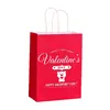 Artículos Populares Transfronterizos: Bolsas de Regalo Temáticas de Amor para San Valentín, Recuerdos de Boda, Bolsas de Tote de Papel Kraft, Empaque de Regalo para el Día de la Madre