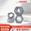 4/8/10/Grau Porca Chanfrada Galvanizada a Quente Gb6170 Porca Sextavada de Zinco Galvanizada a Quente Modelo M6-M64 Porca