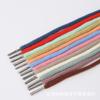 Fibra Química Poliéster Algodón Bolsa Corazón Redondo Cuerda de Cintura Bala Plateada Cordón de Zapato Color Pantalón Sudadera Cordón