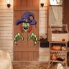 ZKB084-096 Accesorios de Decoración de Halloween para Patio de Amazon, Valla, Puerta, Mirilla, Placa Colgante
