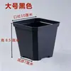 Pequeno Vaso Quadrado Preto para Suculentas Vaso Quadrado de Plástico para Plantas Verdes Decoração de Interior Vaso para Planta em Vaso Pequeno Exportação