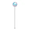 LT Transfronterizo 3cm Bola PET Agitador Acrílico para Vino Cóctel Bola de Discoteca Agitador para Bebidas