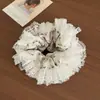 Nuevo Coletero Floral Estilo Campestre para Mujer, Accesorio Grande para el Cabello Estilo Ballet con Estilo Coreano