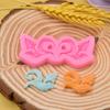 Estilo europeu em relevo flor Vine Lace Leaf silicone molde bolo borda decoração fondant molde de cozimento de argila