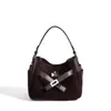 2026 Bolso de Mano de Cuero Genuino de Alta Calidad Lujo Ligero Bolso Cubo de Moda Versátil Bolso Cruzado Clásico de Hombro Único Kelly