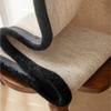 Cortina de chenille com borda preta espessada estilo francês leve luxo médio-antigo cor verde oliva para sala de estar quarto sombreamento sensação de alta qualidade