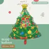 Globo de Película de Aluminio Nuevo de Navidad Transfronterizo Árbol de Navidad Papá Noel Muñeco de Nieve Reno Decoración de Fiesta Navideña Globo