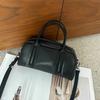 Bolso de mano de alta gama con piel de vaca curtida vegetal, nuevo, moderno, de gran capacidad, combinable con todo, de piel auténtica, para mujer, bandolera