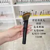 Brocha Angulada para Polvos de Pelo de Ardilla Biomimético para Fijar Maquillaje, Suave y Esponjosa, No Irrita la Piel