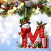 Nuevo Colgante Decorativo Plano de Acrílico Transfronterizo para Festival Navideño Adorno para Árbol de Navidad Decoraciones Navideñas para el Hogar