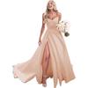 Vestido de Noche Strapless Estilo Nuevo 2026, Sencillo y Elegante, Estilo Nicho Francés, Suministro de Vestidos de Boda para Comercio Exterior en Aliexpress Amazon
