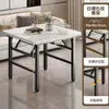 Mesa Plegable, Mesa de Comedor para Uso en el Hogar, Mesa de Comedor para Apartamentos Pequeños, Mesa Especial para Jugar Cartas, Mesa de Barbacoa, Mesa Pequeña para Montar Puestos