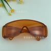 Gafas Anti-Vaho de Curado por Luz para Productos de Comercio Exterior, Gafas Gruesas de Curado por Luz Naranja-Rojo en una Bolsa
