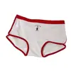 Pantaloncillos de Algodón Puro para Mujer, Rayas de Bloque de Color Antibacterianos 10A, Estilo Boxer Corto, Algodón Puro con Refuerzo Extendido, Pantalones Cómodos y Transpirables para Niñas