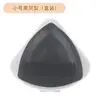 Base de papa piña negra de alta gama, tacto negro, muy suave, sin polvo, borla de polvo negro, uso dual seco y húmedo