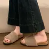 Pantuflas peludas estilo Birkenstock de suela gruesa para mujer, aptas para usar al aire libre en otoño e invierno, nuevo modelo 2026, pantuflas de algodón felpa perezosa de lana de cordero