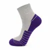 Calcetines Deportivos Populares de Rizo de Amazon, Calcetines de Media Caña con Suela Gruesa de Toalla, Calcetines Profesionales para Correr que Absorben el Sudor y Son Transpirables para Deportes