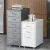 Archivero, Gabinete de Hierro para Información, Gabinete Bajo Doméstico, Gabinete con Cajones, Gabinete Pequeño Multicapa, Almacenamiento Debajo del Escritorio, Archivero, Gabinete de Piso