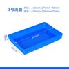 Caja de plástico plato hondo engrosado caja de volteo rectangular plana plato cuadrado bandeja tamaño pequeño plato de arena piezas plato de plástico caja de herramientas